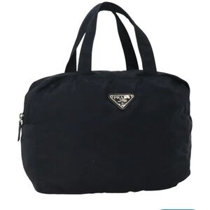 Prada Black Nylon Handbag